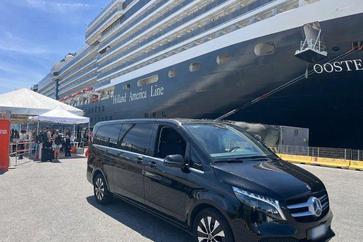Transporte privado de luxo : Porto de cruzeiro Roma - Civitavecchia