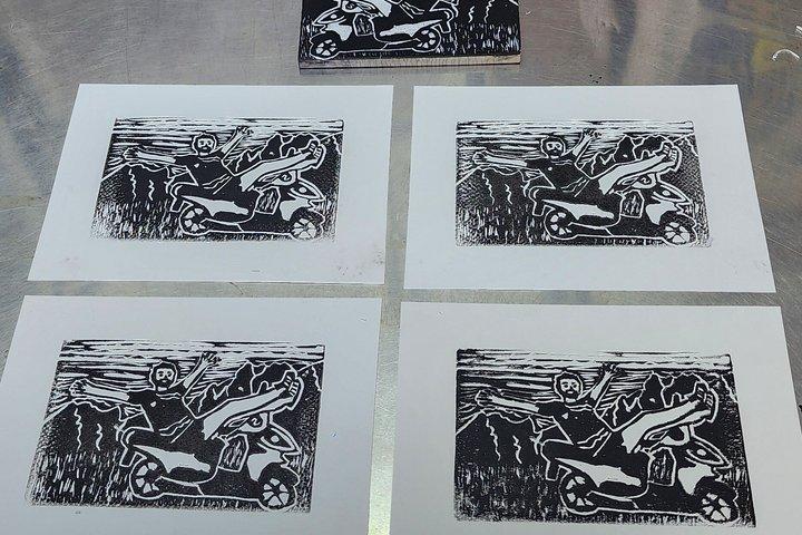 Block Printing Workshop i Siem Reap