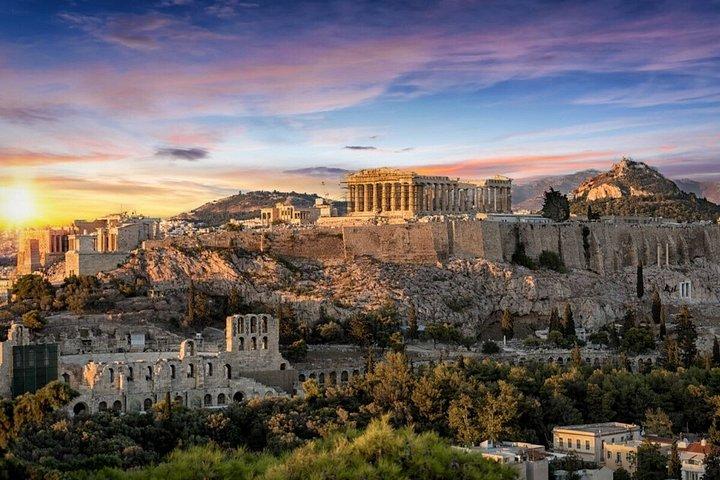 Acropolis Sunset Tour Guided Exploration in Spanish