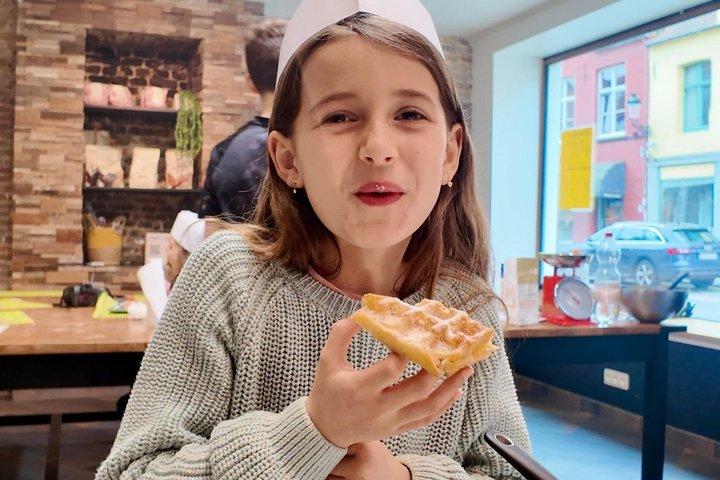 Oprindelige belgiske Waffle Workshop i Gent