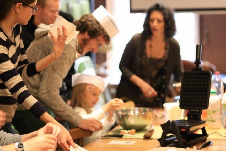 Oprindelige belgiske Waffle Workshop i Gent