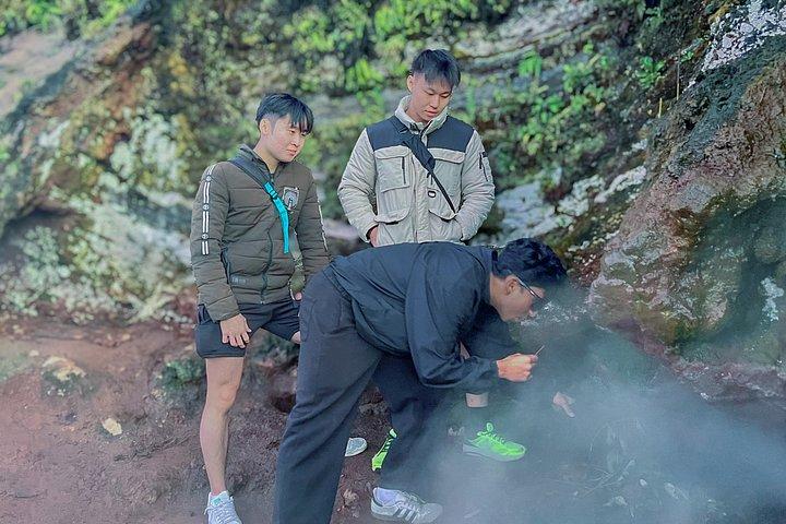 ウブド・バリ・マウントバトゥール・サンライズ・トレック温泉滝ランチ