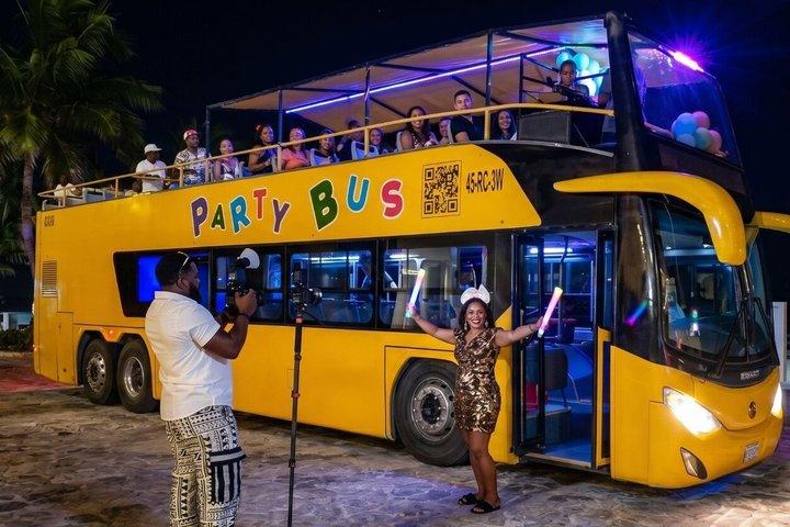 Cancún feestbus nachttour