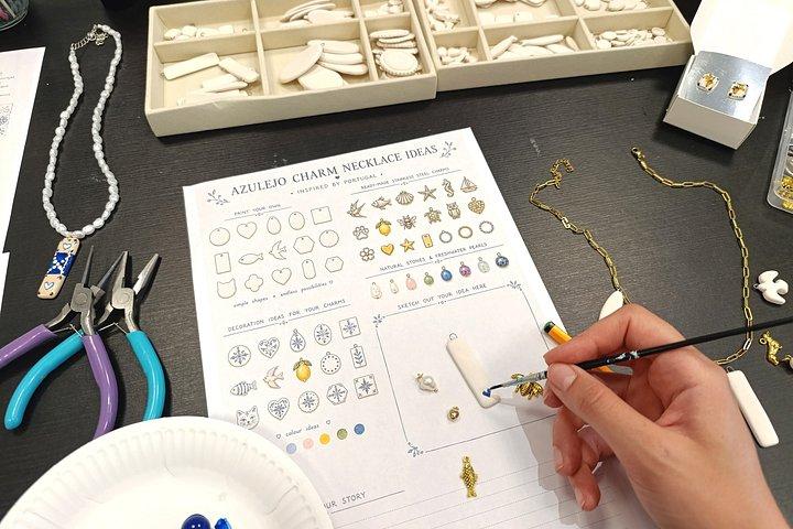 ポルトガルにインスパイアされたセラミックチャームジュエリーワークショップinポルト