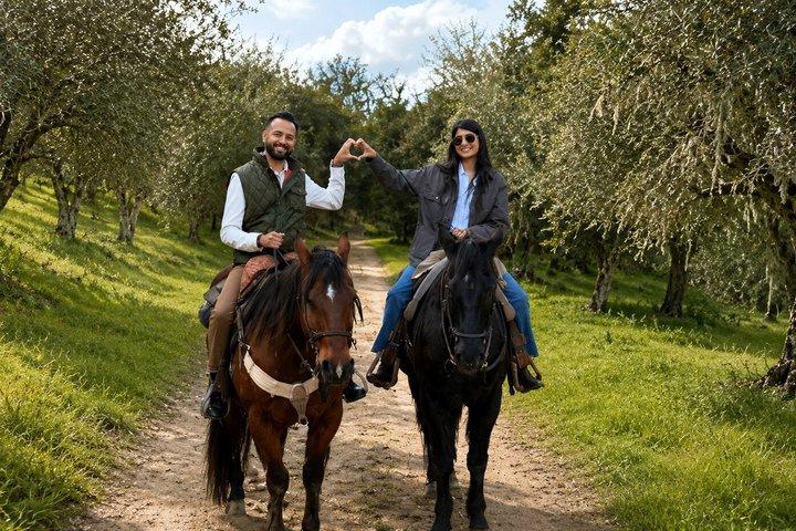 Tour privado a caballo y cata de vinos