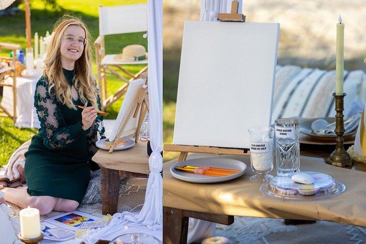 San Diego Paint and Sip Picnic Experience