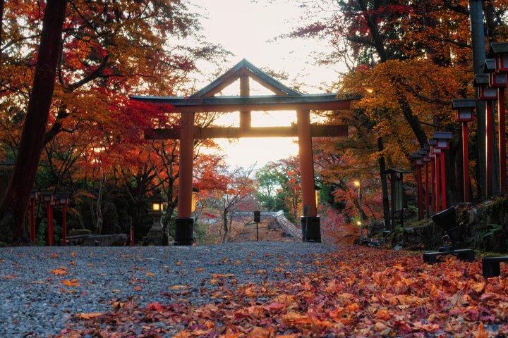 Heiliger Gipfel und malerische Aussicht Hieizan Enryaku ji und Hiyoshi Schrein