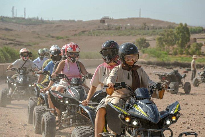 Agafay Desert Tour Camel Ride Quad Biking and Dinner Show