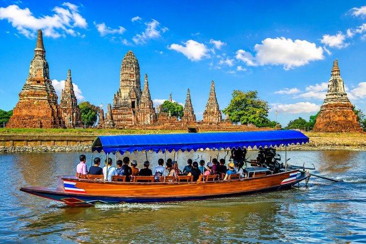 Bangkok : Templi Ayutthaya UNESCO, attività culturali e barca.
