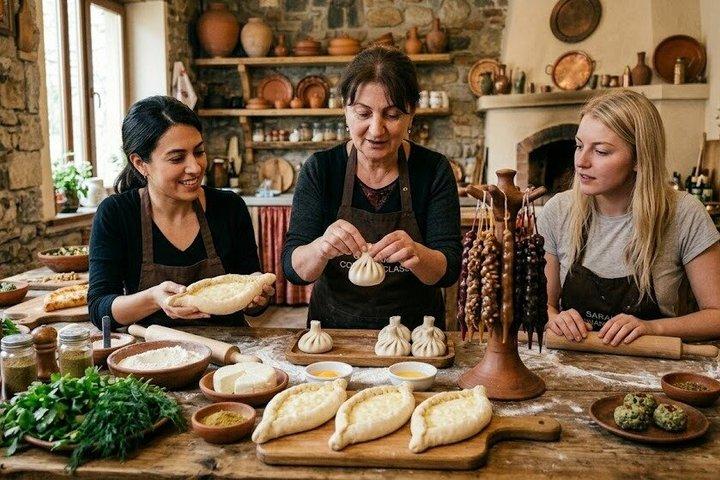 Tbilisi Georgian Cooking Class with Khinkali and Khachapuri