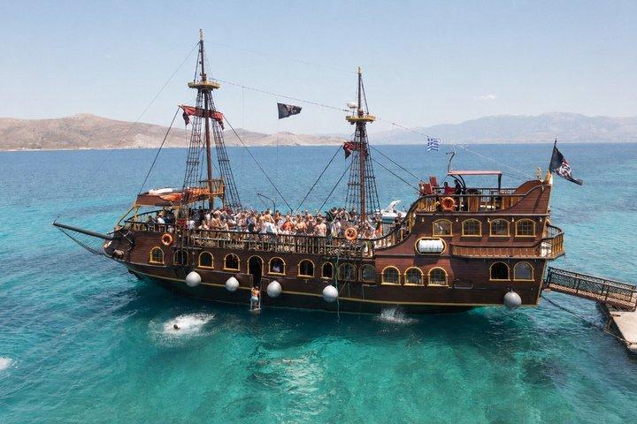 Barco De Pirata kryssning på 3 öar i Kos