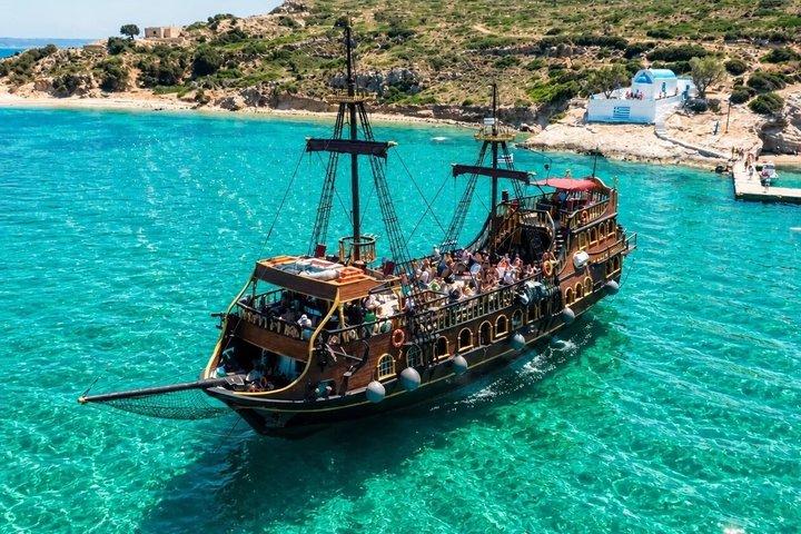 Barco De Pirata kryssning på 3 öar i Kos