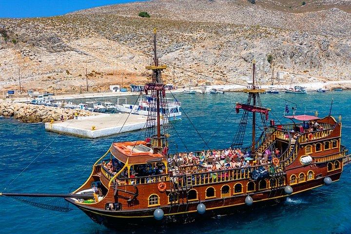 Barco De Pirata kryssning på 3 öar i Kos