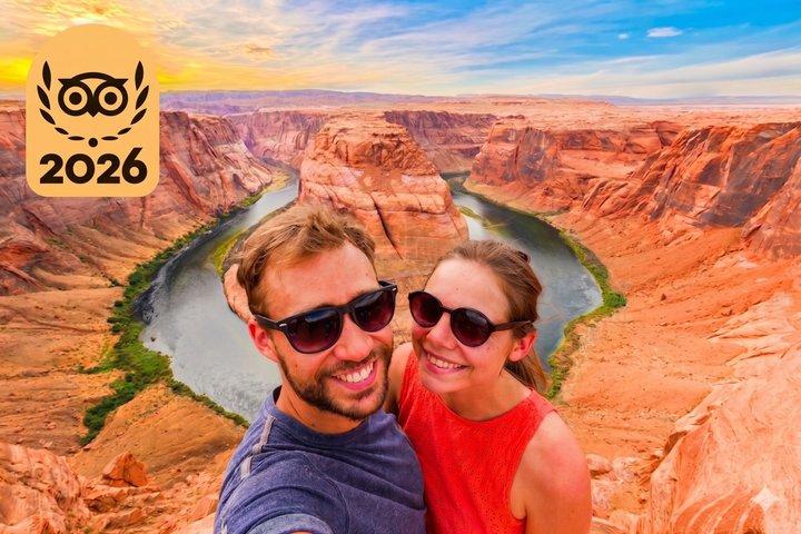 Lower Antelope Canyon and Horseshoe Bend Day Tour with Lunch