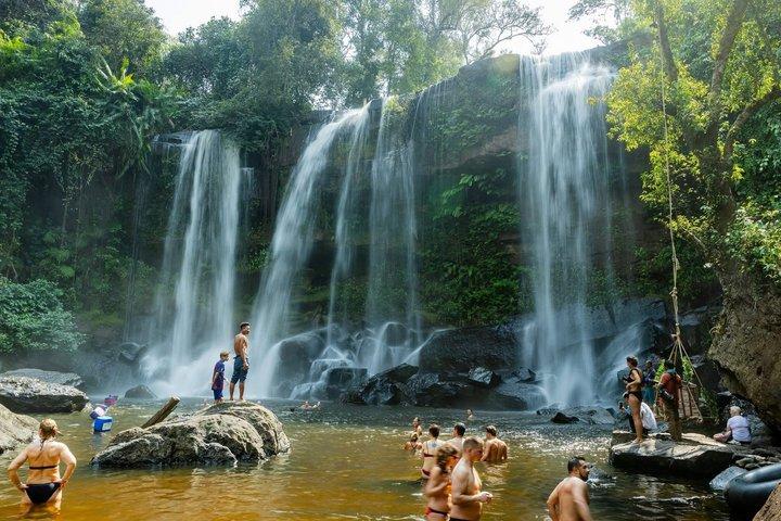 Montagna di Kulen con biglietto incluso Plus Banteay Srei Temple Tour