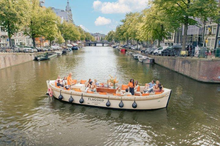 Amsterdam Luxus Kanalkreuzfahrt + unbegrenzte Getränke und Snacks Option