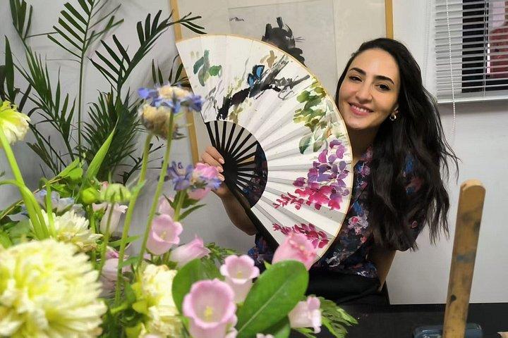 中国語水墨画 地元アーティストと2時間