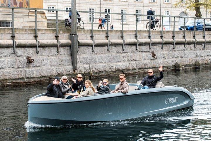 Tour do Canal de Copenhaga com barco elétrico e Guia