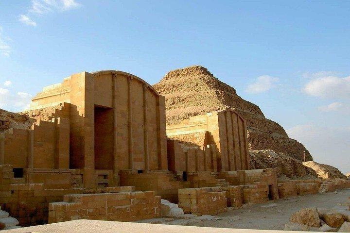 Visite privée VIP Pyramides de Gizeh Saqqara Memphis All Inclusive