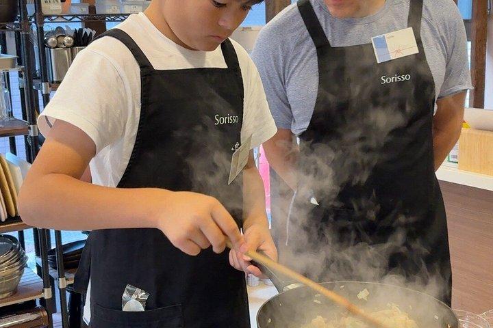 地元市場視察＆チキンオムライス料理教室（東京・恵比寿）