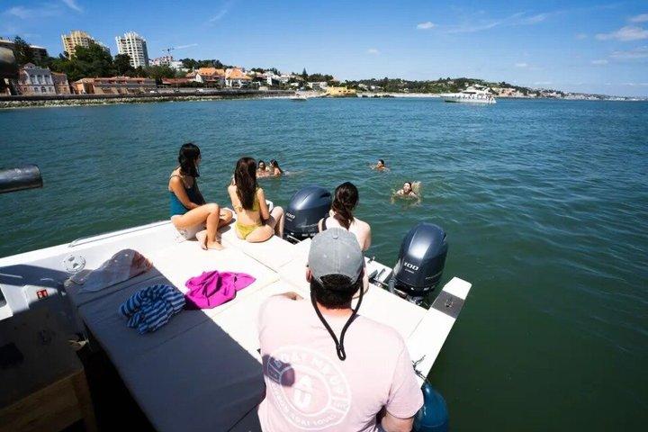 Lisbon 3-Hour Relaxed Motorboat Cruise with Swimming