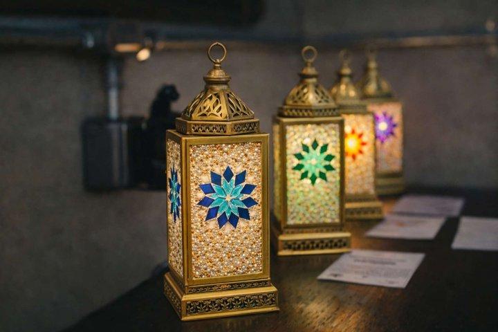 Marrakech: Mosaic Lamp Workshop with Tea and Souvenir Lantern