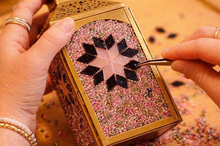 Marrakech: Mosaic Lamp Workshop with Tea and Souvenir Lantern