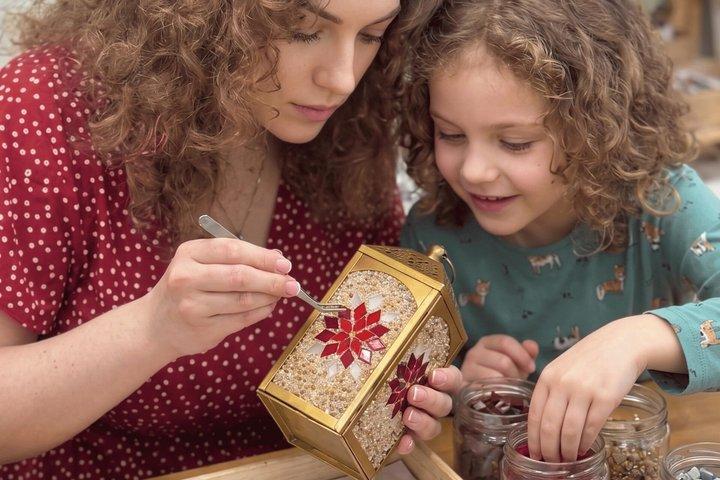 Marrakech: Mosaic Lamp Workshop with Tea and Souvenir Lantern