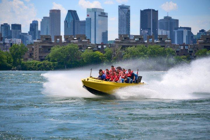 Begeleide speedboottocht op de St-Lawrence
