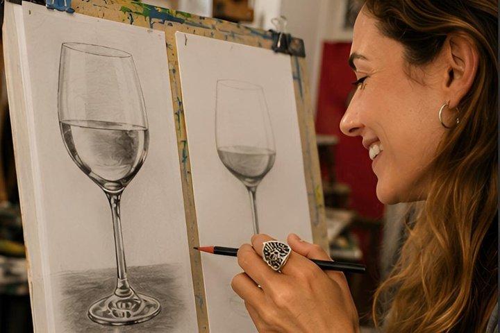 Paint and Sketch in a Milan Art Studio with a Local Painter
