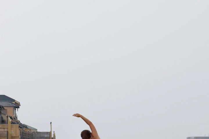 Yoga na natureza de Kyoto