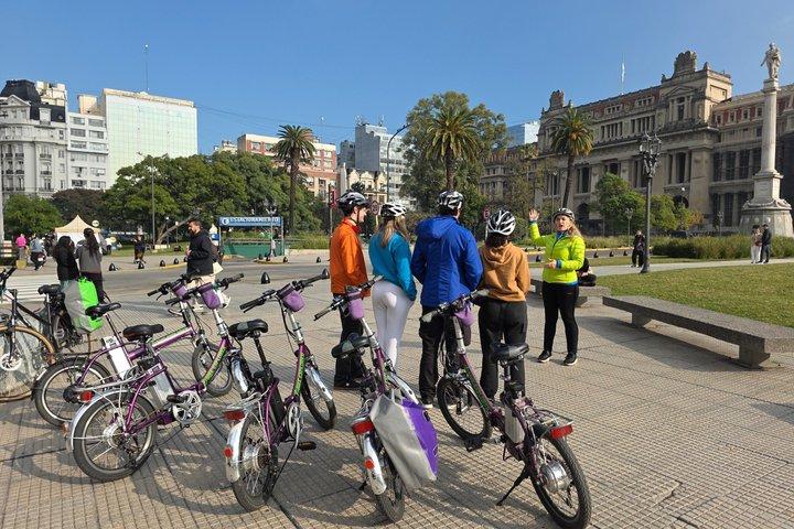 Passeio de E-Bike pelo centro da cidade de Buenos Aires e Puerto Madero