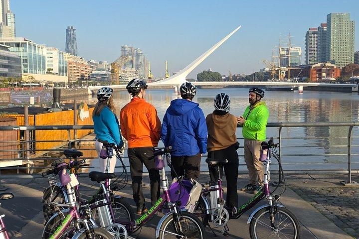 Passeio de E-Bike pelo centro da cidade de Buenos Aires e Puerto Madero