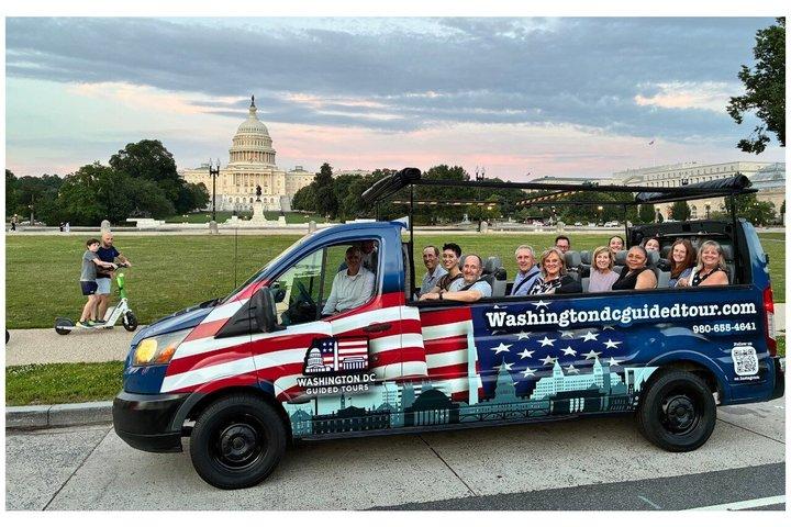 Washington DC Monuments Open-Air Sightseeing Minibus Führung