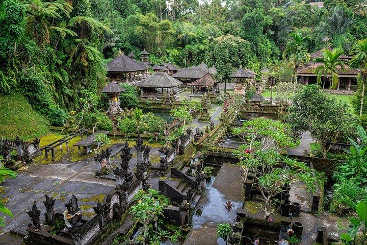 バリ島ヒドゥンキャニオンの滝と寺院1日ツアー（ランチ付き）
