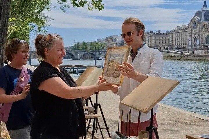 Paris Aquarel Workshop – Skab din egen indrammet Paris souvenir