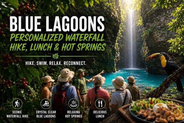 Blue Lagoons personalizzato Cascata Escursione, pranzo e sorgenti termali