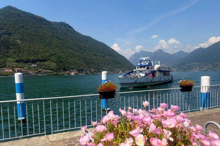 Lake Iseo & Franciacorta Winery. Landschaft & Weinprobe