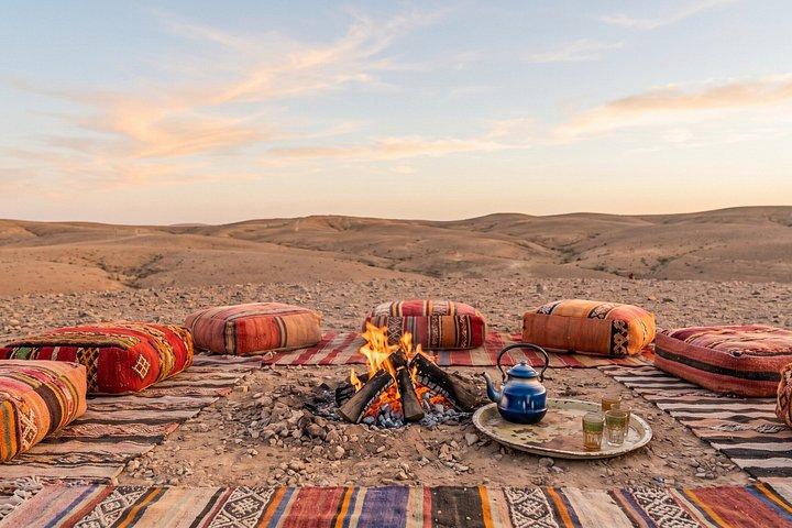 Marrakech: Agafay Desert Camel Ride, Pool & Lunch or Dinner Show