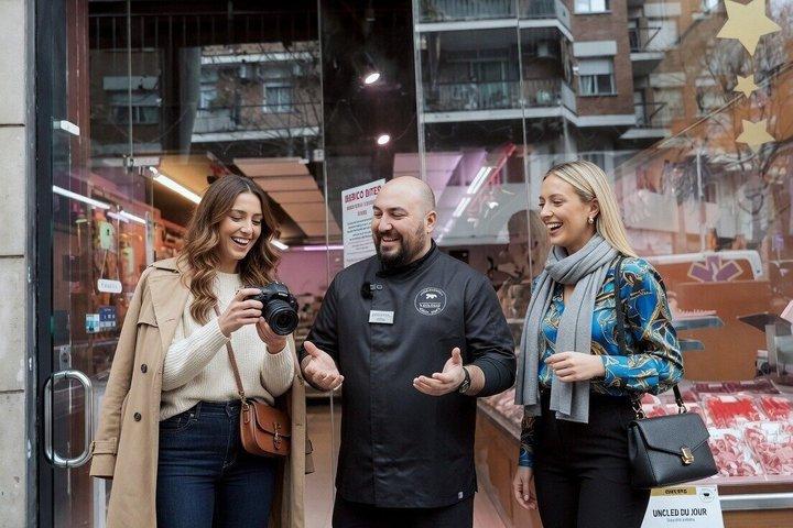 Premium Iberisk skinkprovning nära Sagrada Familia med en Expert