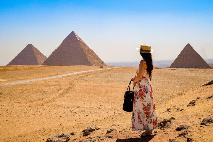 Privétour Piramides van Gizeh Sfinx en Groot Egyptisch Museum
