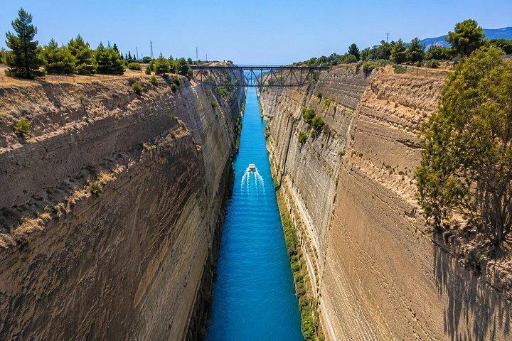 アテネから古代コリントス運河城と使徒パウロ