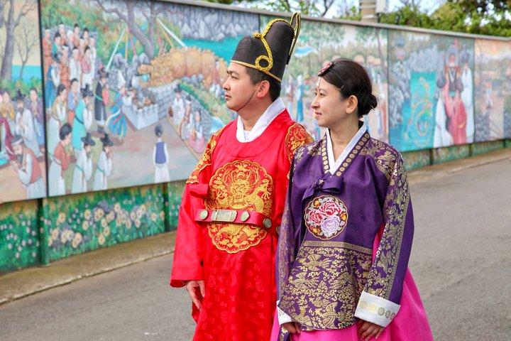 [Jeju] Esperienza culturale Hanbok Premium con Hair Styling