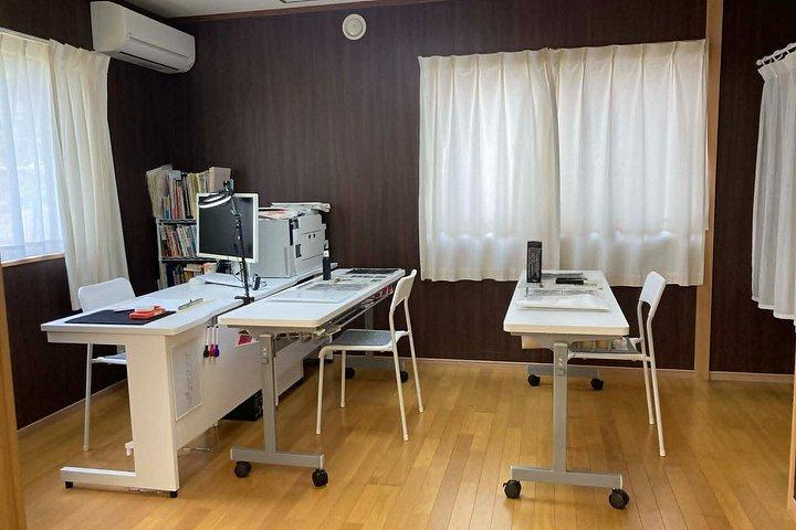 京都で日本語書道マインドフルネス体験