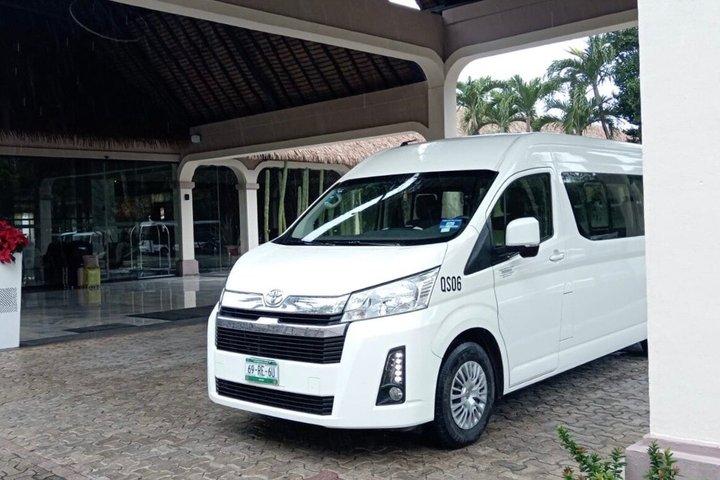 Transfert privé de l'aéroport de Cancún à Cancún, plage, Tulum