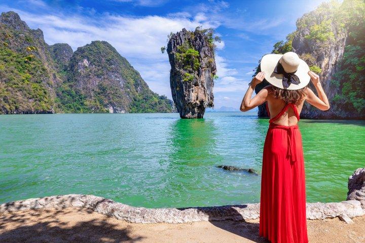 Phang Nga Bay and James Bond Island Longtail Boat Tour saindo de Krabi