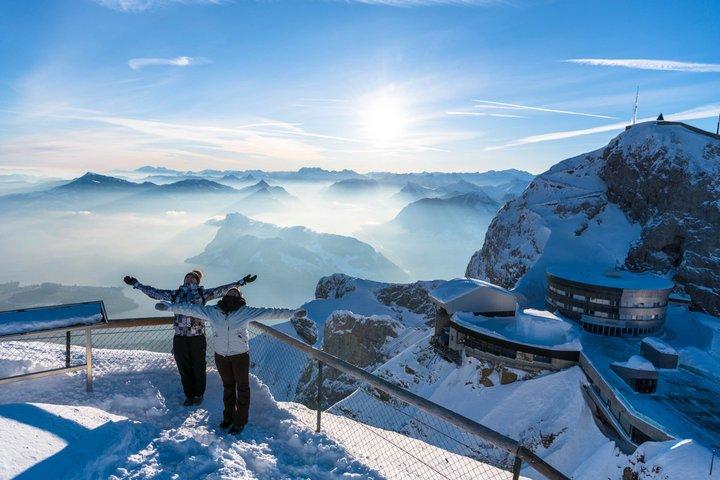Pilatus Wintererlebnis : Kleingruppentour ab Basel
