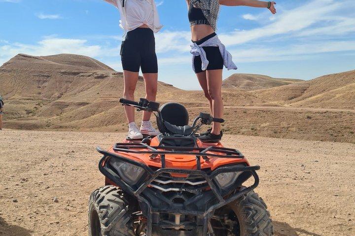 Marrakech: Agafay desert Quad, sunset camel ride and dinner show