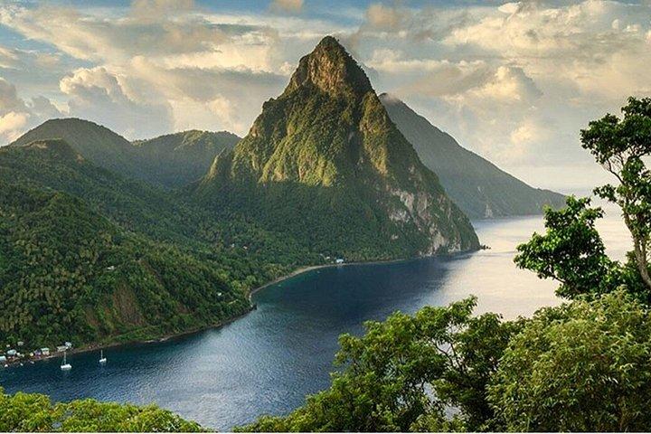 St Lucia Pitons, Waterfalls, Mud Bath experience. (Inc Lunch)