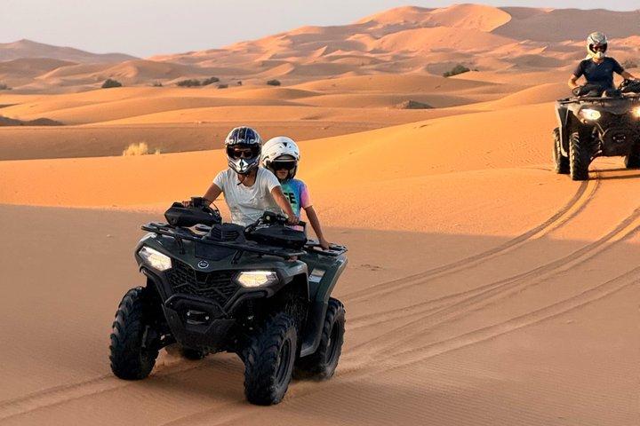 Merzouga dune quad biking & Sandboarding Experience